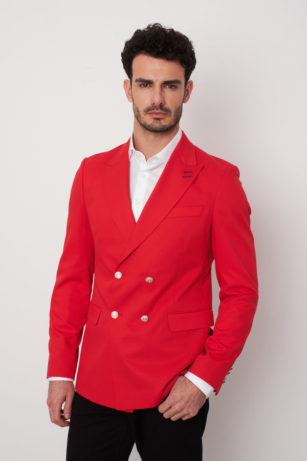 Chaqueta Hombre Microfibra Rojo