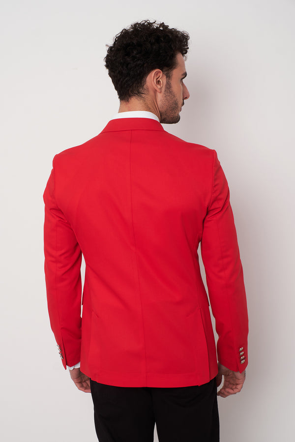 Chaqueta Hombre Microfibra Rojo