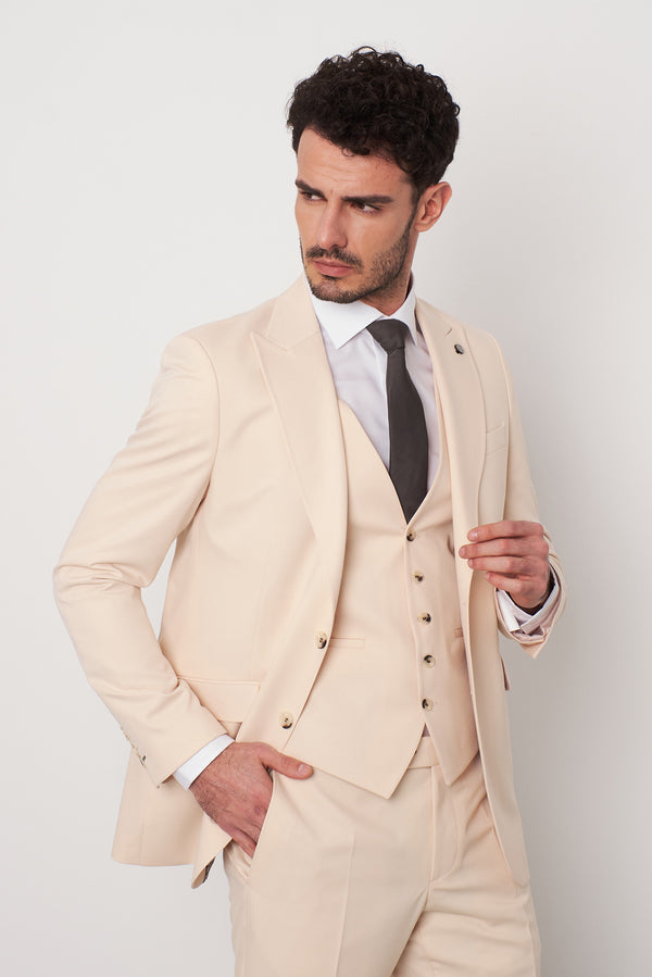 Veste Homme Microfibra Beige