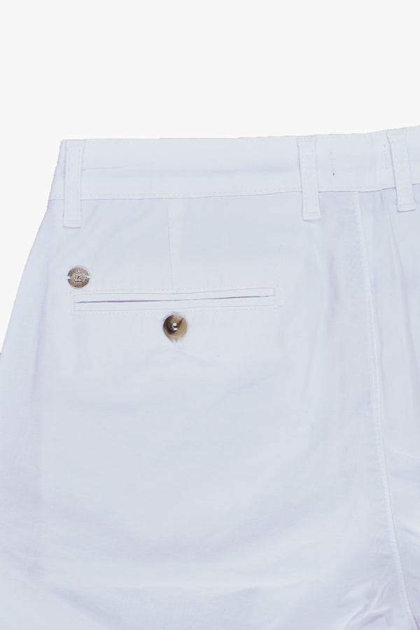 Cotton Stretch Man Bermuda White