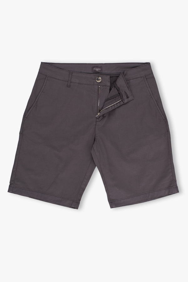 Cotton Stretch Man Bermuda Grey