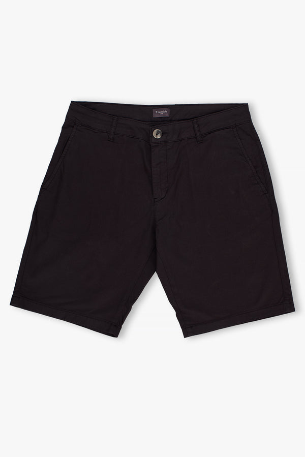 Cotton Stretch Man Bermuda Black
