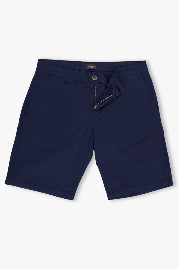 Cotton Stretch Man Bermuda Blue