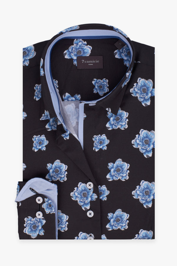 Chemise Femme Beatrice Sport Popelin Bleu Bleu clair