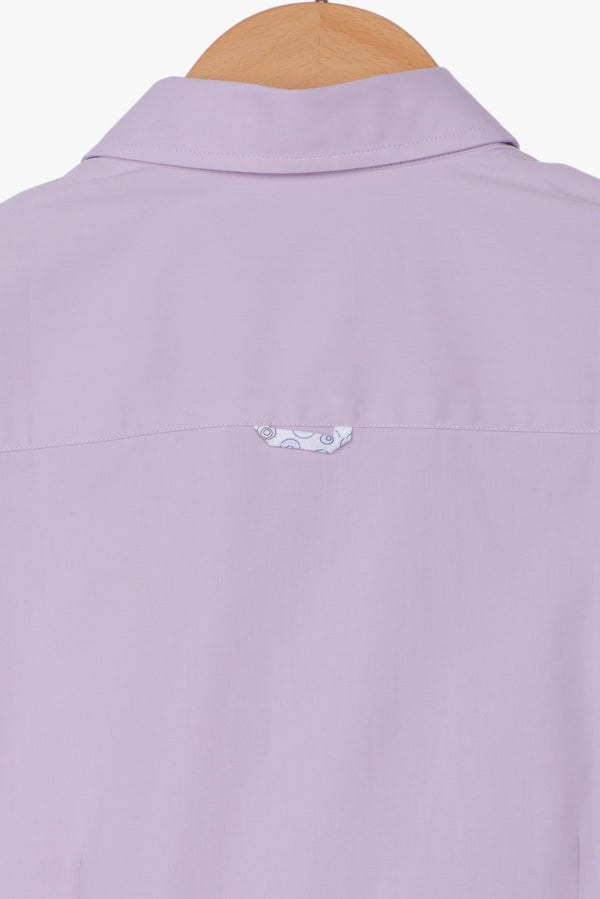 Chemise Femme Beatrice Sport Popelin Stretch Lilas