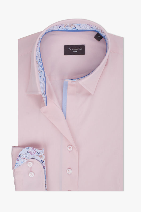 Chemise Femme Beatrice Sport Popelin Stretch Rose