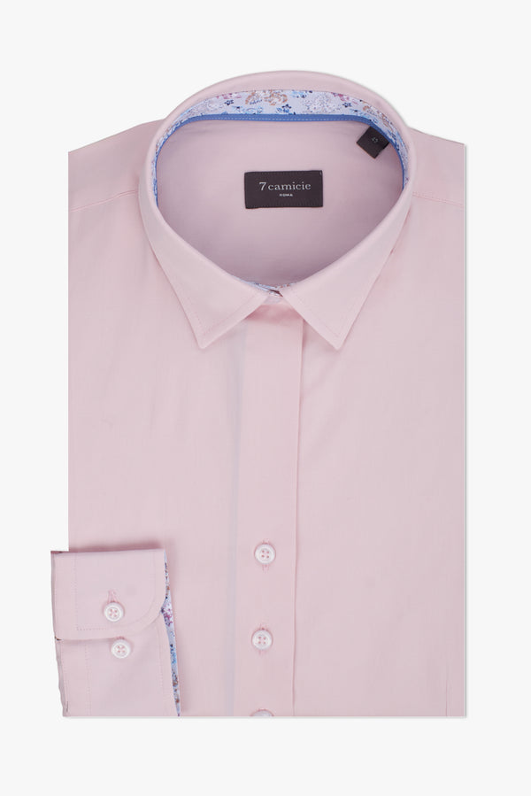 Chemise Femme Beatrice Sport Popelin Stretch Rose