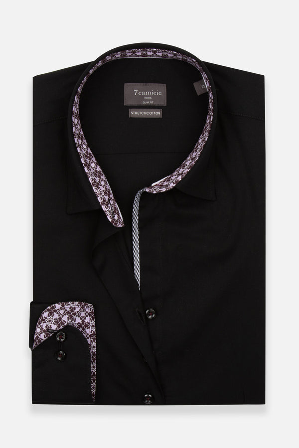 Beatrice Sport Poplin Stretch Women Shirt Black