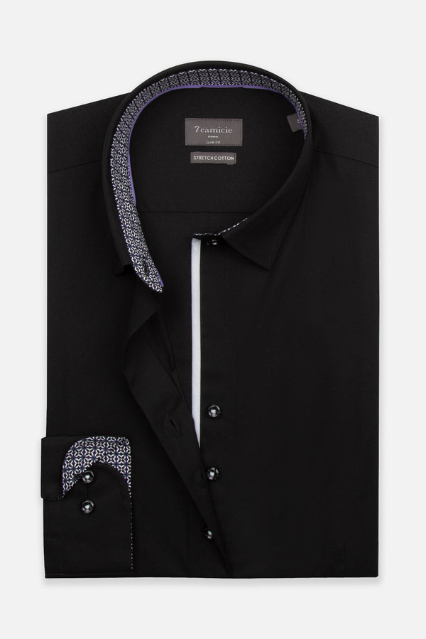 Camisa Mujer Beatrice Sport Popelin Stretch Negro