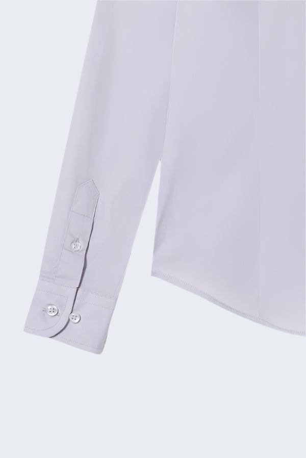 Camicia Donna Linda Popelin Stretch Grigio