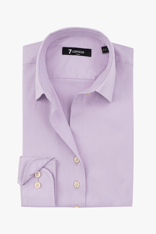 Chemise Femme Linda Popelin Stretch Lilas