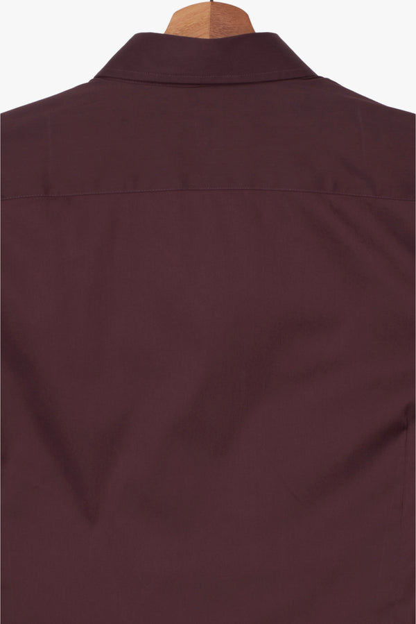 Camisa Hombre Sport Popelin Stretch Rojo