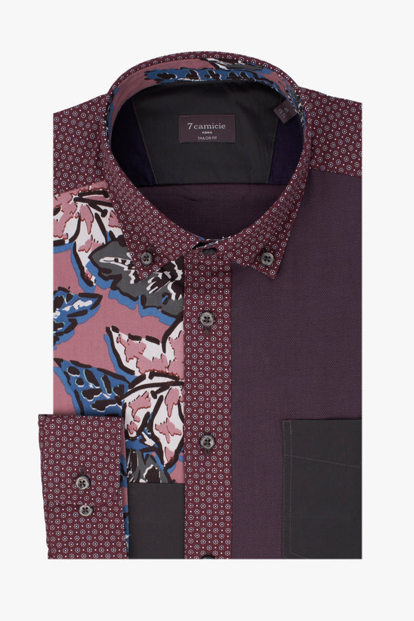 Chemise Homme Sport Armuré Brun Noir
