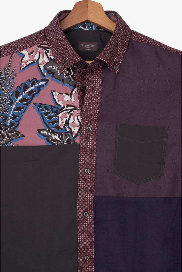 Chemise Homme Sport Armuré Brun Noir