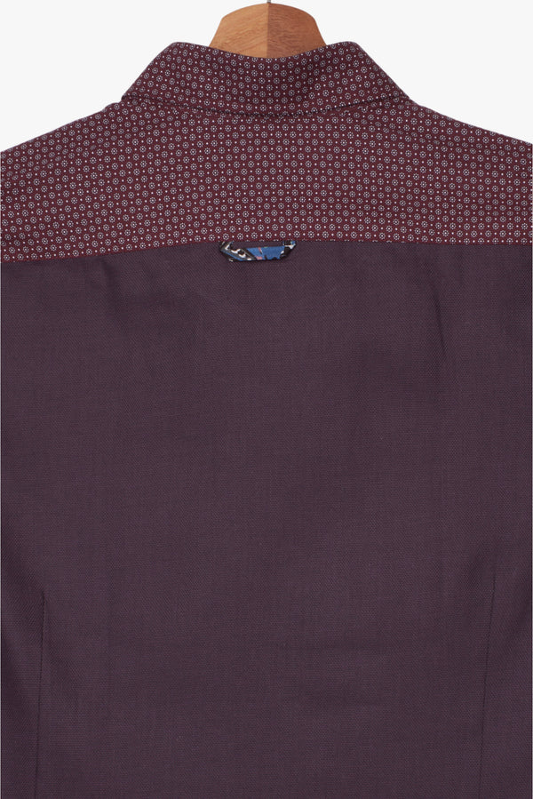 Chemise Homme Sport Armuré Brun Noir