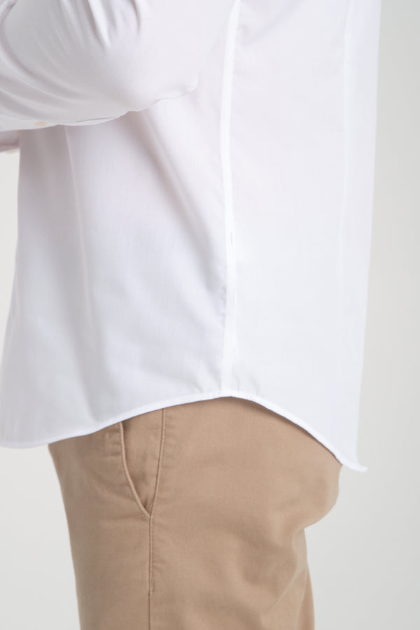Cesare Essentials Poplin Man Shirt White Non Iron
