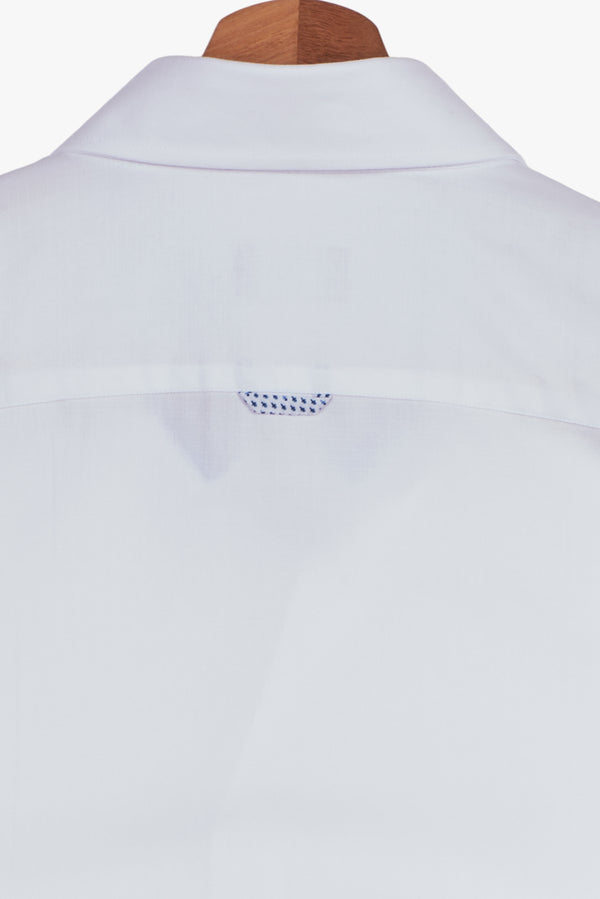 Camicia Uomo Leonardo Sport Armaturato Bianco Bianco
