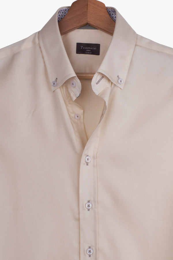 Chemise Homme Leonardo Sport Satin Blanc