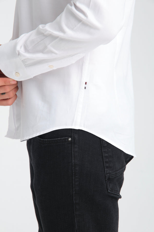 Camisa Hombre Leonardo Sport Oxford Blanco