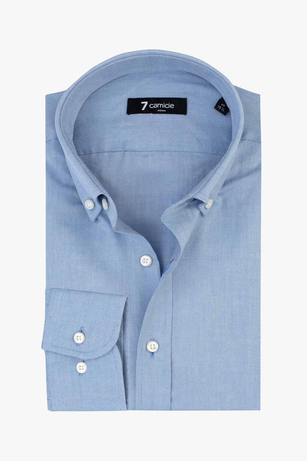 Camisa Hombre Leonardo Oxford Azul