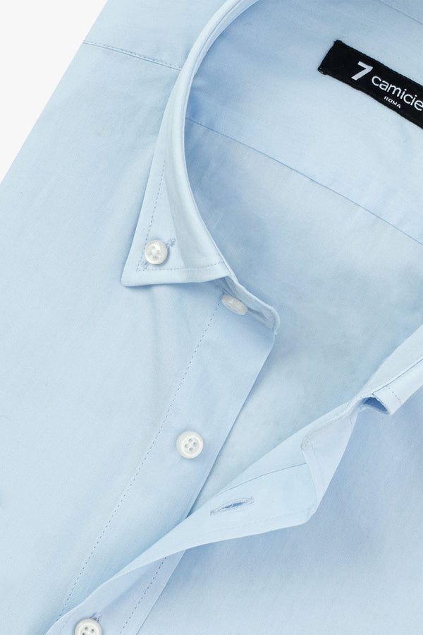 Leonardo Essential Poplin Man Shirt Light Blue