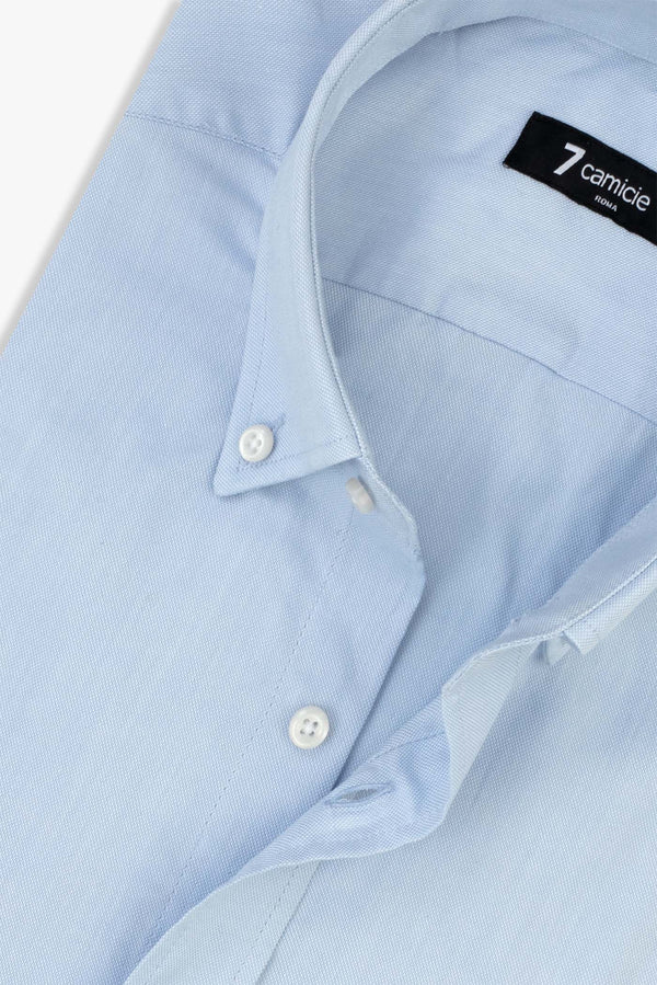 Leonardo Essential Herren Hemd Oxford Hellblau