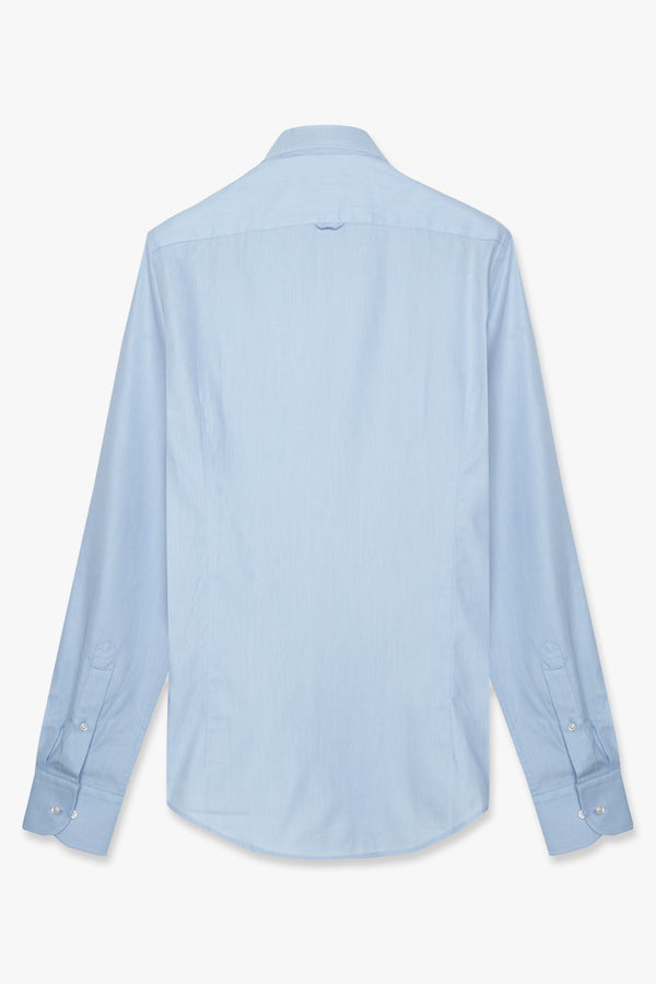 Leonardo Essential Herren Hemd Oxford Hellblau