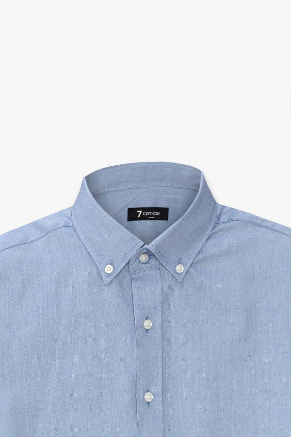 Leonardo Essential Herren Hemd Oxford Blau