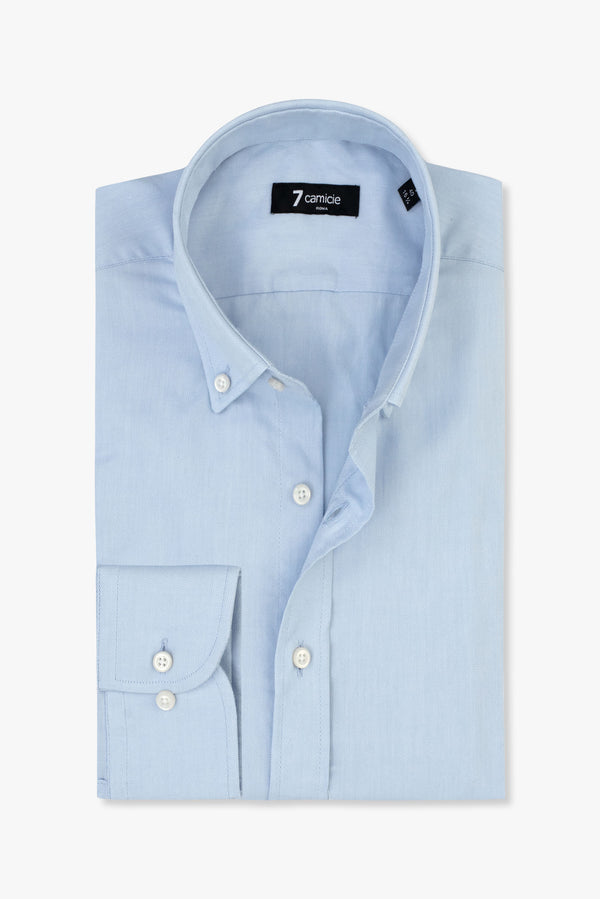 Leonardo Essential Herren Hemd Oxford Hellblau