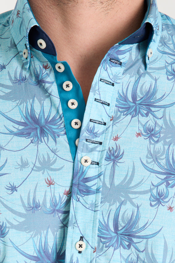 Chemise Homme Donatello Iconic Popelin Bleu clair Bleu