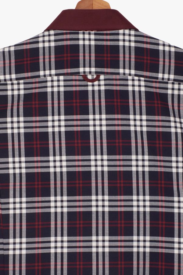 Camisa de Hombre de Cuadros Azul