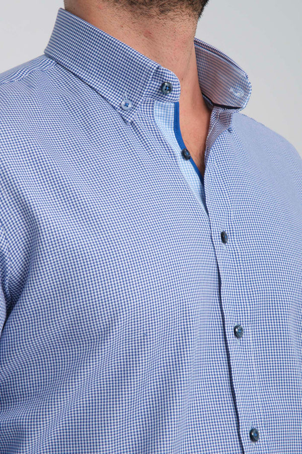 Sport Armored Man Shirt Blue White