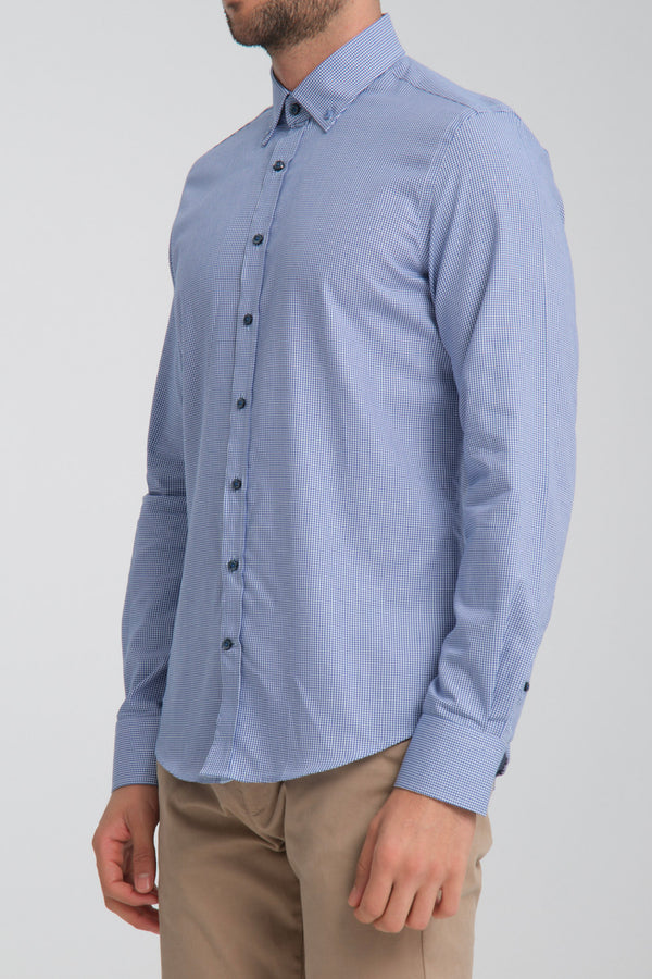 Sport Armored Man Shirt Blue White