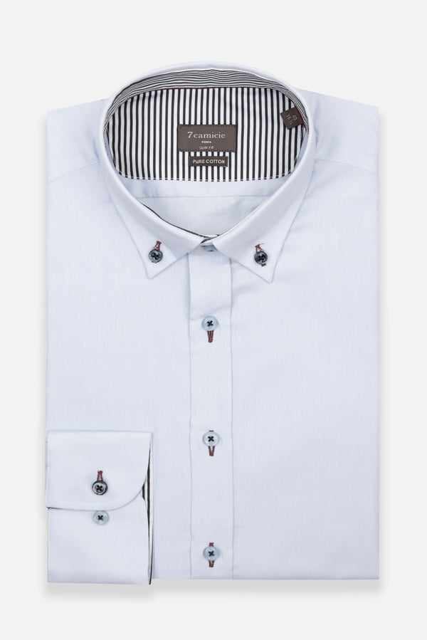 Chemise Homme Sport Oxford Bleu clair