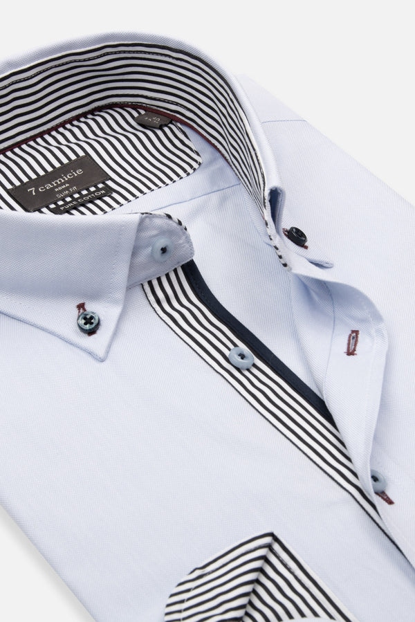 Chemise Homme Sport Oxford Bleu clair