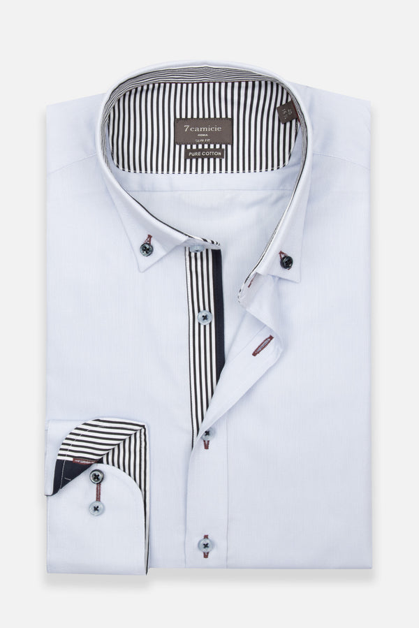 Chemise Homme Sport Oxford Bleu clair