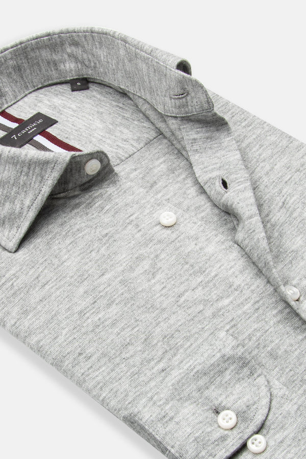 Chemise Homme Coton Gris clair Gris
