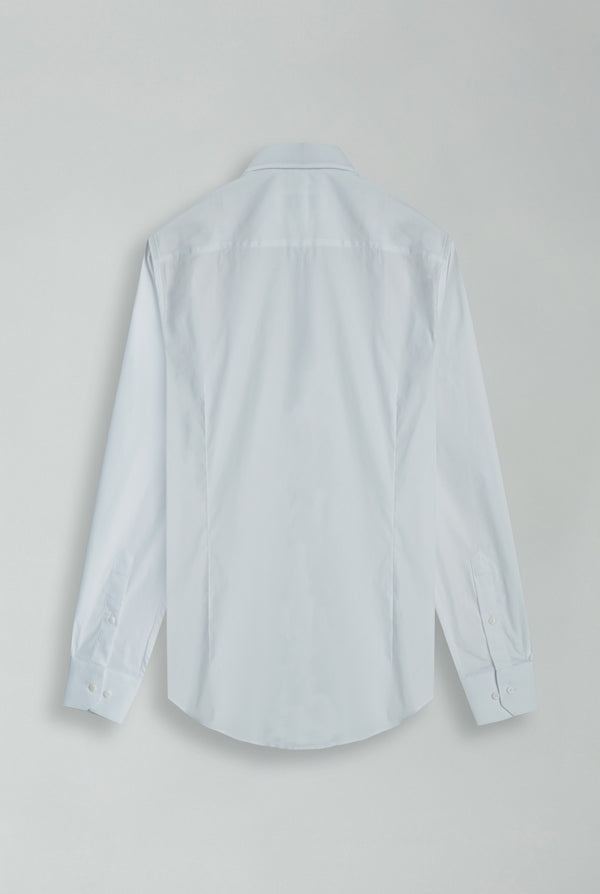 Camisa Hombre Algodón premium Oxford Pinpoint Blanco