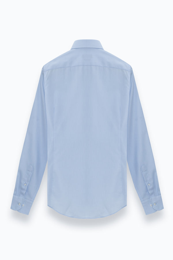 Firenze Essentials Twill Man Shirt Light Blue Non Iron