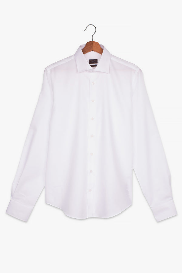Chemise Homme Firenze Essential Oxford Blanc Sans repassage