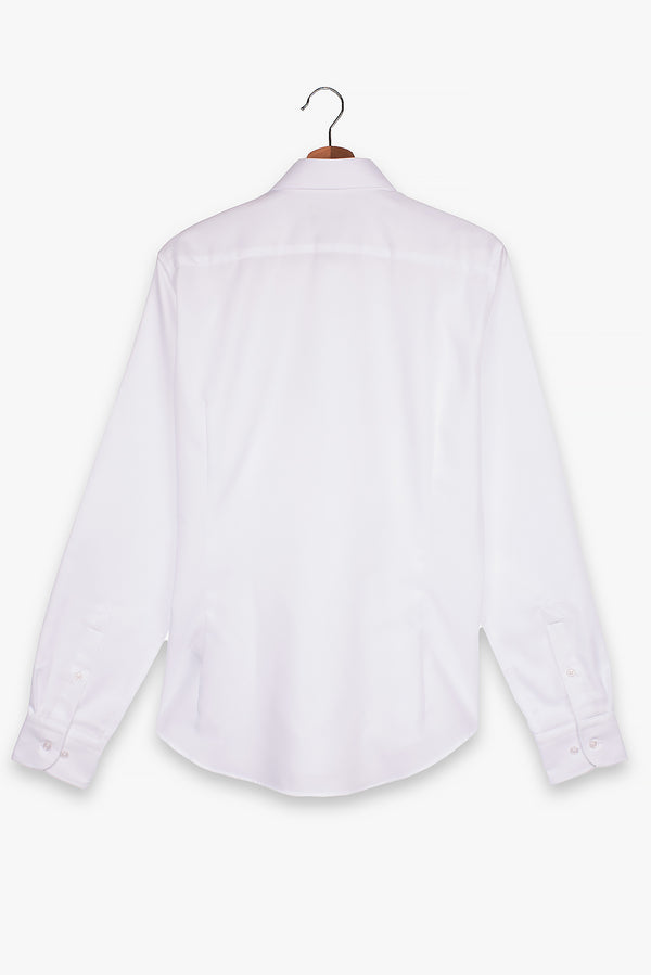 Chemise Homme Firenze Essential Oxford Blanc Sans repassage