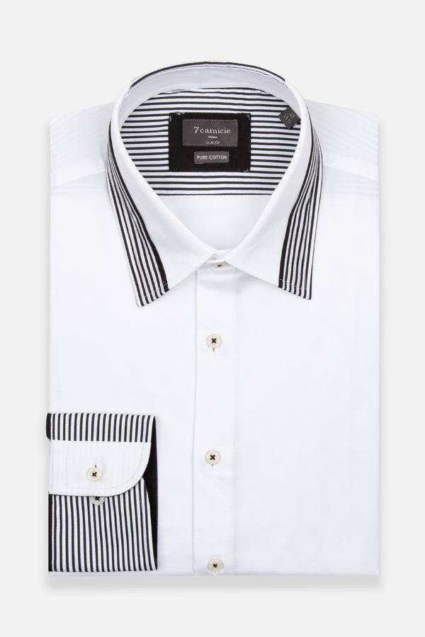 Camisa Hombre Sport Satin Blanco