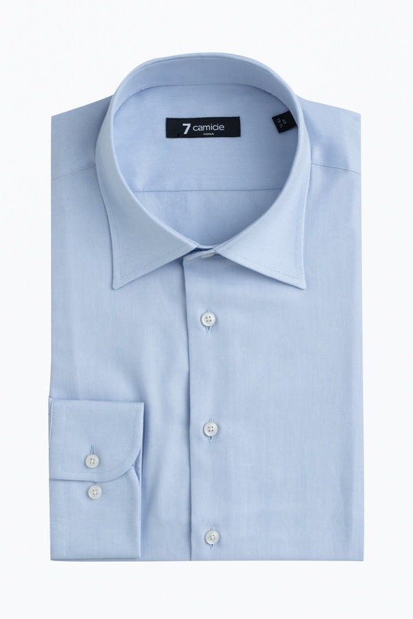 Camicia Uomo Romeo Oxford Celeste