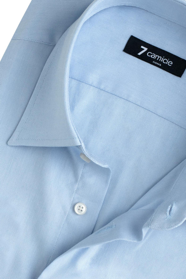 Camicia Uomo Romeo Oxford Celeste