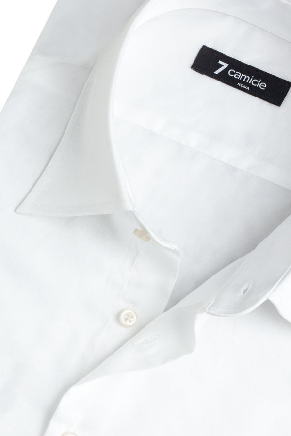 Camisa Hombre Romeo Essential Satin Blanco