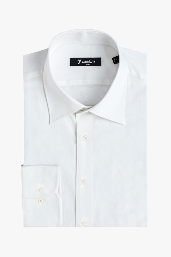Romeo Essentials Poplin Stretch Man Shirt White