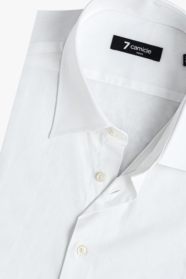 Romeo Essential Poplin Stretch Man Shirt White