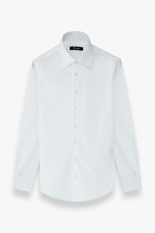 Romeo Essentials Poplin Stretch Man Shirt White