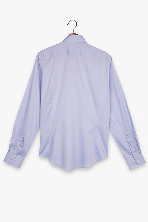 Chemise Homme Romeo Essential Satin Bleu clair