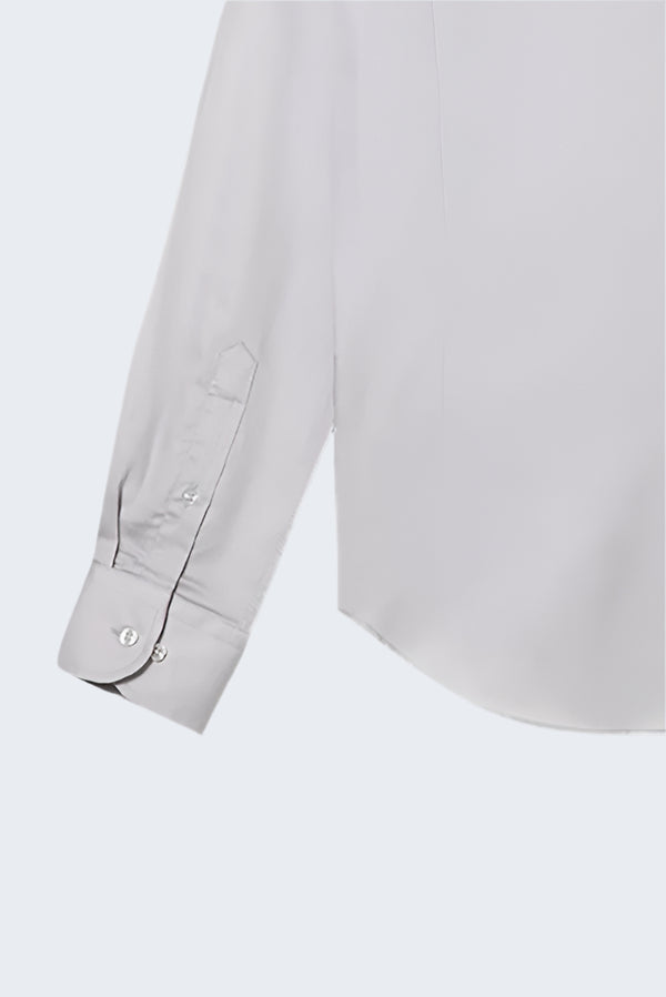 Chemise Homme Romeo Essential Satin Gris